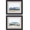 Homeroots Set Of Two Farmhouse View Brown Framed Print Wall Art, 2PK 416744 - alternate 1