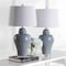Jonathan Y Winnie 27" Ceramic Urn LED Table Lamp, Grey, 2PK JYL4020A-SET2 - alternate 7
