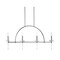 Jonathan Y Doris 41" 4-light Linear Metal/Crystal LED Pendant, Chrome JYL7401A - alternate 1