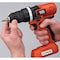 Black & Decker Black+Decker BDCD8C/LDX172C Drill/Driver, 7.2 V Battery, Lithium-Ion Battery, 3/8 in Chuck BDCD8C/LDX172C - alternate 2