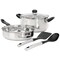Oster Rametto 5 Piece Belly Shaped Stainless Steel Cookware Set in Silver 141109.05 - alternate 1