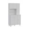 Homeroots 67in White Pantry Cabinet with Five Storage Shelves 403772 - alternate 4