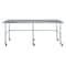 Amgood 24in D x 96in L Stainless Steel Open Base Table, 3in Casters AMG WT-2496-RCB-WHEELS-Z - alternate 5