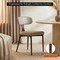 Leisuremod Dilenny Faux Leather Dining Chair - Modern Padded Side Chair with Steel Legs DC49LGR - alternate 8
