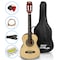 Pyle Pyle 30 in Acoustic Guitar Kit, 6-String, Includes Case, Tuner, Strap, Picks, Beginner/Children PGAKT30 - alternate 1