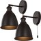 Jonathan Y Hudson 6.5 in. 1-Light Farmhouse Bohemian Iron LED Sconce, Oil Rubbed Bronze, 2PK JYL9911B-SET2 - alternate 9