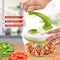 Brentwood Industries 8 Cup Hand Crank Food Processor with Stainless Steel Blades and Paddle Mixer in Green KA-5050G - alternate 4