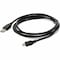 Add-On 6FT USB 2.0 A MALE TO MINI-USB 2.0 B MALE BLACK CABLE USB2MINIUSB6 - alternate 1