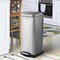 Happimess Betty Retro 8-Gallon Step-Open Trash Can, Platinum Silver HPM1007D - alternate 8