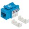 Intellinet Network Solutions CAT6 BLUE RJ45 KEYSTONE JACK UTP 210737 - alternate 1