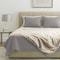 Lavish Home Faux Fur Throw Blanket 60x70 Blanket Soft Throw with Plush Faux Fur Front & Warm Mink Back 66-THROW057-I - alternate 8