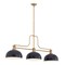 Z-Lite Melange Heritage Brass 3 Light Billiard 725-3HBR-D13MB - alternate 7