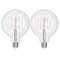 Bulbrite 60-Watt Equivalent Dimmable G40 Vintage Edison LED Light Bulb with Medium (E26) Base, 3000K, 2PK 862698 - alternate 1