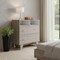 Homeroots 32" Light Grey Manufactured Wood Two Drawer Dresser 478407 - alternate 4