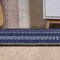 Jonathan Y Nautisk Trellis Stripe Non-Slip Machine-Washable Navy/Gray 3 ft. x 5 ft. Area Rug WSH120A-3 - alternate 7