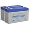 Power-Sonic Power Sonic PS-1270F1 - 12V 7Ah Rechargeable Sealed Lead Acid (SLA) Battery PS-1270 F1 - alternate 1