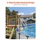 Vevor 4-Step Taupe Pool Ladder of Double Handrails Supports 400 lb for 48-54 In Pools U12 taupe - alternate 8