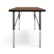Flash Furniture Wren 60 in x 24 in Adjustable Height Activity Table, Thermal Laminate Top, Short Legs, Oak XU-A2460-REC-OAK-T-P-GG - alternate 8