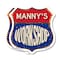 Signmission Manny's Workshop, 6 inch X 6 inch, Plastic Sign, 2PK SHI-P-2PACK-6-489-MANNY - alternate 1