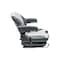 Uni Pro Big Dog Diablo/Hustler Super Z Mower Mechanical Suspension Seat Black/Silver Vinyl 8645 - alternate 4