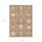 Homeroots 3' X 5' Copper Ivory And Gray Damask Washable Indoor Outdoor Area Rug 599406 - alternate 8