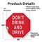 Signmission Don't Drink and Drive, 10 Inch X 10 Inch, Vinyl Decal OC-D-10-79 - alternate 4