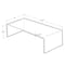 Azar Displays Clear Acrylic Riser Pedestal Display 3/16in Thick Acrylic 15inW x 7.75inD x 4.5inH 515338-1PK - alternate 4