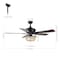 Jonathan Y Erin 52" 3-Light Rustic Farmhouse Iron/Wood Bead Mobile-App/Remote-Controlled LED Ceiling Fan, Black/ JYL9618B - alternate 8