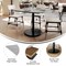 Flash Furniture 36" Square Tabletop, Seamless Surface Technology, Gray Faux Concrete, 24" Black RD Table Height Base ST-SQ36-CMGY-TR24-GG - alternate 5