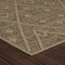 Homeroots 8' Beige and Brown Geometric Distressed Indoor Outdoor Runner Rug 559073 - alternate 5