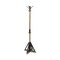 Homeroots 75in Black And Brown Solid Wood And Steel Twelve Hook Freestanding Coat Rack 376366 - alternate 1