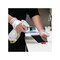 Ammex Disposable Gloves Vinyl Large Clear Powder Free Polymer Coated GPX346100 - alternate 7