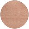 Homeroots 8' Copper And Ivory Round Geometric Washable Indoor Outdoor Area Rug 602355 - alternate 5