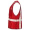 Dome75 Hi-Vis Safety Vest LG/XL Class Non-ANSI/Enhanced Visibility , Zipper 2 Pockets, 1 Mic Tab DV1281 - alternate 4