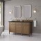 James Martin Vanities Brittany 60" Double Vanity, Pecan w/ 3 CM Charcoal Soapstone Silestone Top 655-V60D-PCN-3CSP - alternate 5