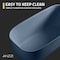Anzzi Piete Series 32in W x 68in D x 25in H Prussian-Blue Freestanding Bathtub MN6732BLS - alternate 6