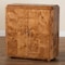 Bali & Pari Valora Modern and Contemporary Natural Mappa Real Burl Wood 2-Door Console Cabinet 249-13927-ZORO - alternate 7