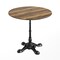 Flash Furniture Commercial All-Weather 31.25" Natural HPL Tabletop-Black Bistro Base ST-RD31-NAT-SDAT2222-GG - alternate 1