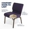 Flash Furniture Purple Fabric Church Chair, PK4 4-FD-CH0221-4-GV-ROY-BAS-GG - alternate 5