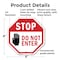 Signmission Stop Do Not Enter, 6 Inch X 6 Inch, Plastic Sign OC-P-6-46 - alternate 5