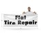Signmission Flat Tire Repair, 48 Inch x 120 Inch, Vinyl Banner B-120-30633 - alternate 5