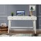 Homeroots 52" White Solid Manufactured Wood Writing Desk with Three Drawers 524099 - alternate 8