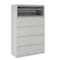 Hirsh 42" W 5 Drawer Lateral File Cabinet, Light Gray, A4/Legal/Letter 17650 - alternate 6