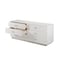Homeroots 26" White Gloss MDF Dresser Table 284151 - alternate 4