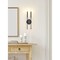 Z-Lite Gaultier Matte Black+Modern Gold 2 Light Wall Sconce 6100-2S-MB - alternate 6