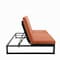 Leisuremod Chelsea 2-in-1 Convertible Sofa & Double Chaise, Aluminum, 660lb Capacity CLBL-82OR - alternate 8