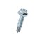 Teks Screw #8 Thread, 3/4" L, Coarse Thread, Hex Drive, Self-Drilling, Self-Tapping, Steel, 180PK 21312 - alternate 13