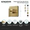 Kingston Brass Single-Handle Three-Way Diverter Valve with Square Trim Kit, Brushed Nickel KS3048CML - alternate 2