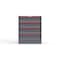 Strong Hold 4 drawer cabinet - (2x 6ft, 2x 7ft) - Red accents - Keyed Different S3036-PPDAS-0401DS - alternate 1