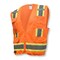 Radians 100% polyester solid front and mesh back, Zipper Closure, Orange, Size 2X SV6O2X - alternate 3